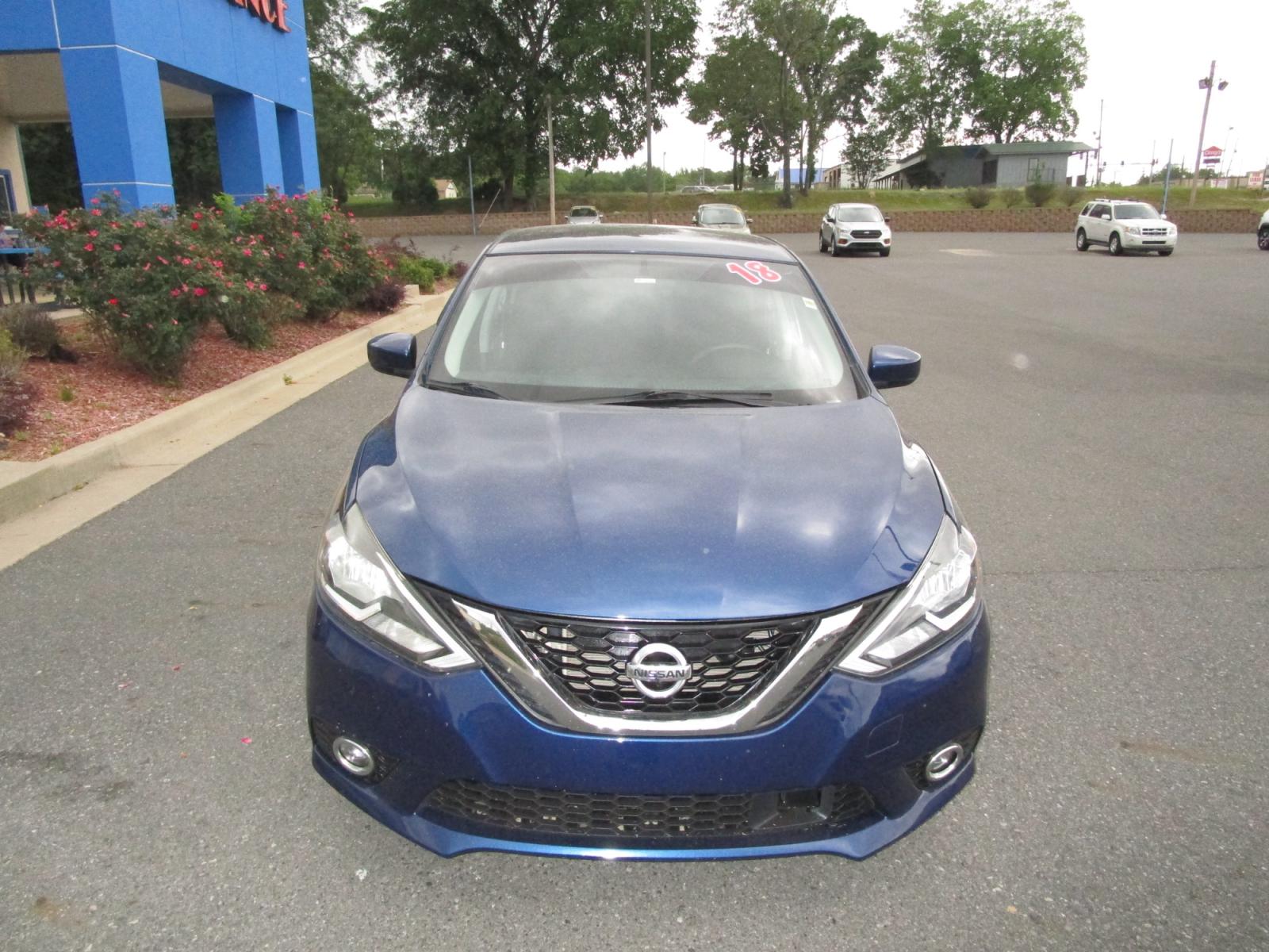 2018 BLUE Nissan Sentra (3N1AB7AP5JY) , located at 1814 Albert Pike Road, Hot Springs, AR, 71913, (501) 623-1717, 34.494228, -93.094070 - Photo #1